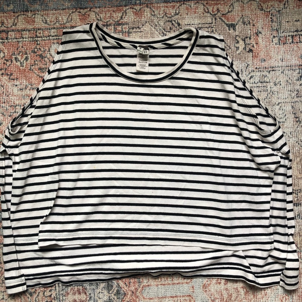 Free People Boxy Stripe Tank Top